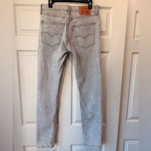 Levi's 512 | Men’s | Light Gray Washed | Slim Jeans